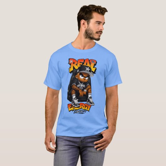 Echte Energie jeden Tag T-Shirt (Vorne ganz)