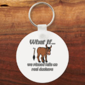 echte Esel Schlüsselanhänger (Vorderseite)