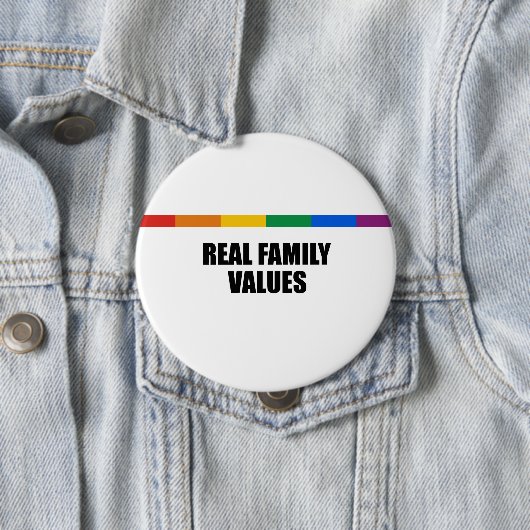 Echte Familienwerte Button (Beispiel)