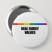 Echte Familienwerte Button (Vorne & Hinten)
