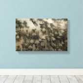 Echte Flucht Leinwanddruck (Insitu (Holzboden))