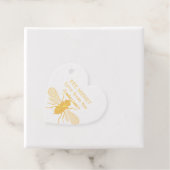 Echte Foil Honey Bee Frohe Weihnachtsgeschenke Fav Geschenkanhänger (Mit Box)