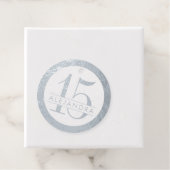 Echte FOLIE Silber und Rosa 15. Quince Años Geschenkanhänger (Mit Box)