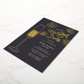 Echte Folien-Feuerwerke & Champagner Silvesterpart Folieneinladung (Gedreht)