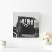 Echte Foto Antike Car Wall Uhr (Zuhause)