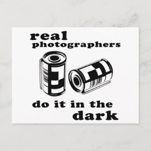 echte Fotografen Postkarte