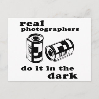 echte Fotografen Postkarte
