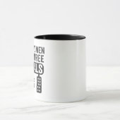 Echte Frauen benutzen drei Pedale Funny Manual Car Tasse (Zentrum)