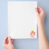 Echte Frauen grillen Flyer (Hand)