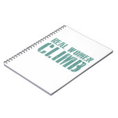 Echte Frauen klettern Notizblock (Linke Seite)