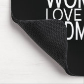 Echte Frauen lieben Badminton-Shuttle-Spruch Damen Mousepad (Ecke)