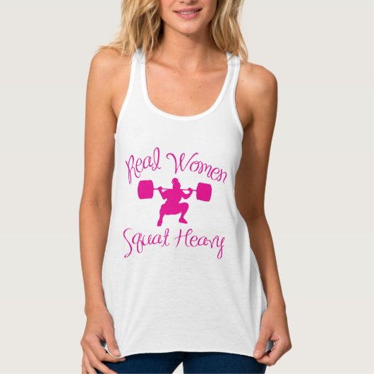 Echte Frauen Squavy Tank Top (Vorderseite)