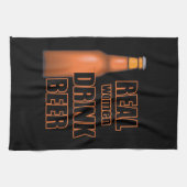 Echte Frauen trinken Bier-Bar Geschirrtuch (Horizontal)