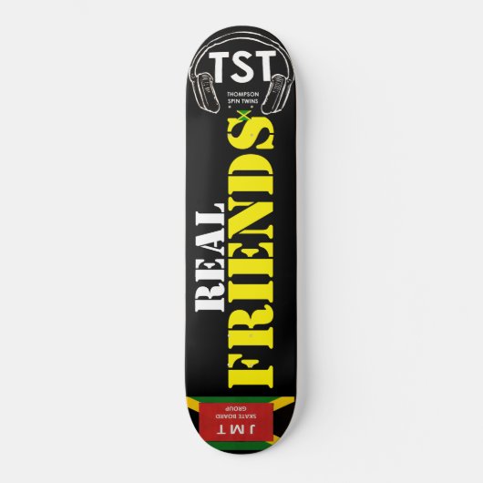 ECHTE FREUNDE Skateboard (Vorderseite)