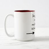 Echte Freunde Zweifarbige Tasse (Links)