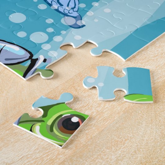 Echte Froschmänner — Tiefseetaucher Puzzle (Seite)