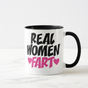 Echte Furz für Frauen Tasse