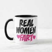 Echte Furz für Frauen Tasse (Links)