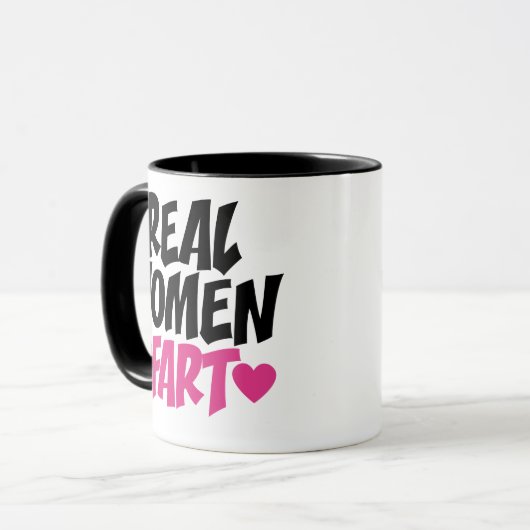 Echte Furz für Frauen Tasse (Vorderseite Links)