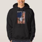 Echte Geist Skateboard Junge Halloween Ameri Hoodie (Vorderseite)