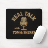 Echte Gespräche mit Tom & Sherry Podcast Mouse Pad Mousepad (Mit Mouse)
