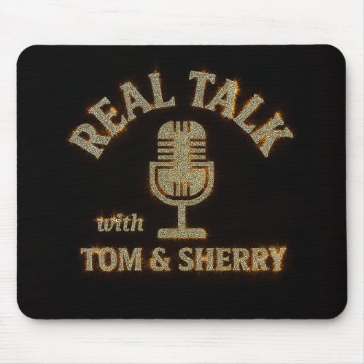Echte Gespräche mit Tom & Sherry Podcast Mouse Pad Mousepad (Vorne)