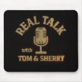 Echte Gespräche mit Tom & Sherry Podcast Mouse Pad Mousepad (Vorne)