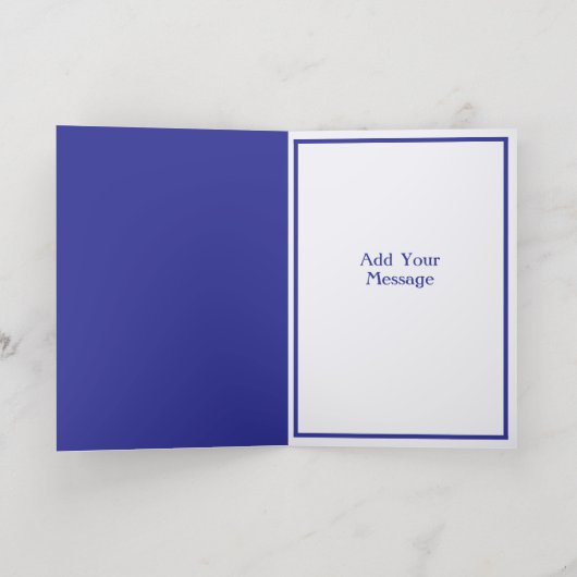 Echte Gold Foil Custom Lächeln Faltkarte (Innen Abgelegt)