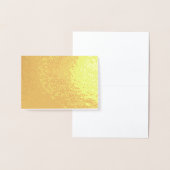 Echte goldfarbene Folie Metallic Blank Inside Folienkarte (Anzeige)