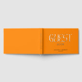 Echte Goldfolien-Kalligrafie Personalisierte Hochz Gästebuch (Voll)