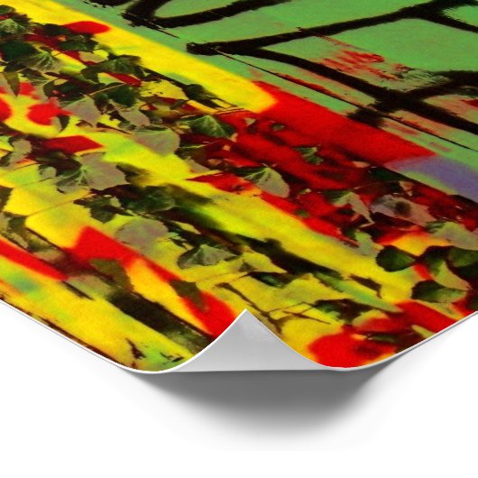 echte Grafitti-Kunst Poster (Ecke)