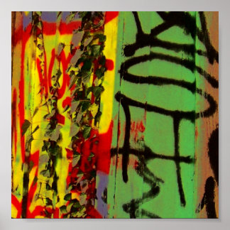 echte Grafitti-Kunst Poster