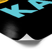 Echte Grandmas Go Kayaking Kayak Yak Frauen Poster (Ecke)