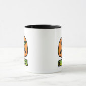 Echte Grumpy Halloween-Kürbis Tasse (Zentrum)