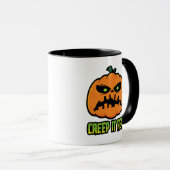 Echte Grumpy Halloween-Kürbis Tasse (VorderseiteRechts)