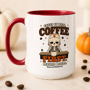 Echte Grusel-Kaffee zuerst, später spuken großer B Tasse
