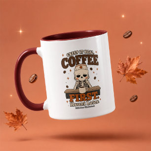 Echte Grusel-Kaffee zuerst, später spuken Marone T Tasse