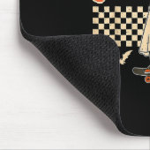 Echte Grusel-Skateboarding-Geist Retro-Halloween Mousepad (Ecke)