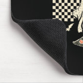 Echte Grusel-Skateboarding Retro-Halloween-Geist Mousepad (Ecke)