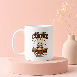 Echte Grusel-Tasse Kaffee zuerst, später spuken Kr Kaffeetasse