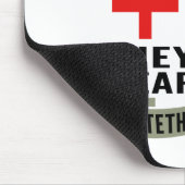 Echte Helden tragen keine Kapen, sie tragen Stetho Mousepad (Ecke)