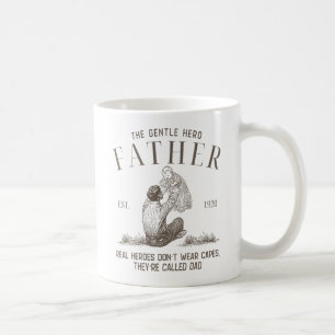 Echte Helden tragen keine Kapen, sie werden Vater  Kaffeetasse