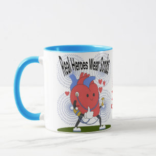 Echte Helden tragen Tasse der Kruben - Kaffeecup f