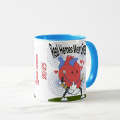 Echte Helden tragen Tasse der Kruben - Kaffeecup f (VorderseiteRechts)