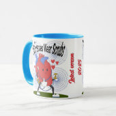 Echte Helden tragen Tasse der Kruben - Kaffeecup f (Vorderseite Links)