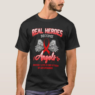 Echte Helden werden Engel Hiv Aids Awareness T-Shirt