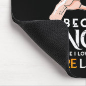 Echte Helden werden Engel - Leukämie Bewusstsein Mousepad (Ecke)