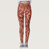 Echte Herbstlaube Leggings (Vorderseite)