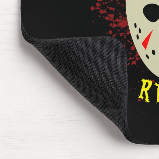Echte Hockeymasken Halloween-Horror  Mousepad (Ecke)