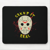 Echte Hockeymasken Halloween-Horror  Mousepad (Vorne)